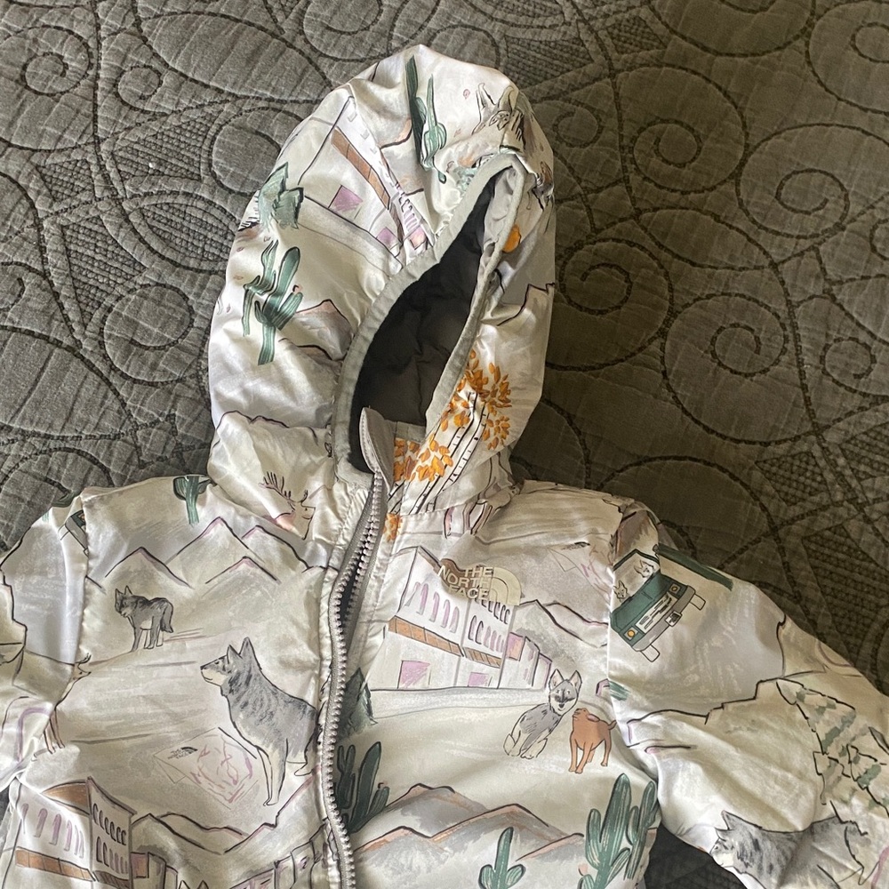 The North Face Kids Puffer Jacket - Gray - Picture 4 of 5